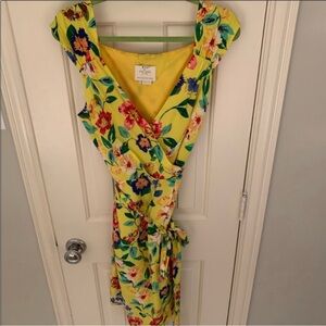 kate spade Yellow Floral Wrap Dress